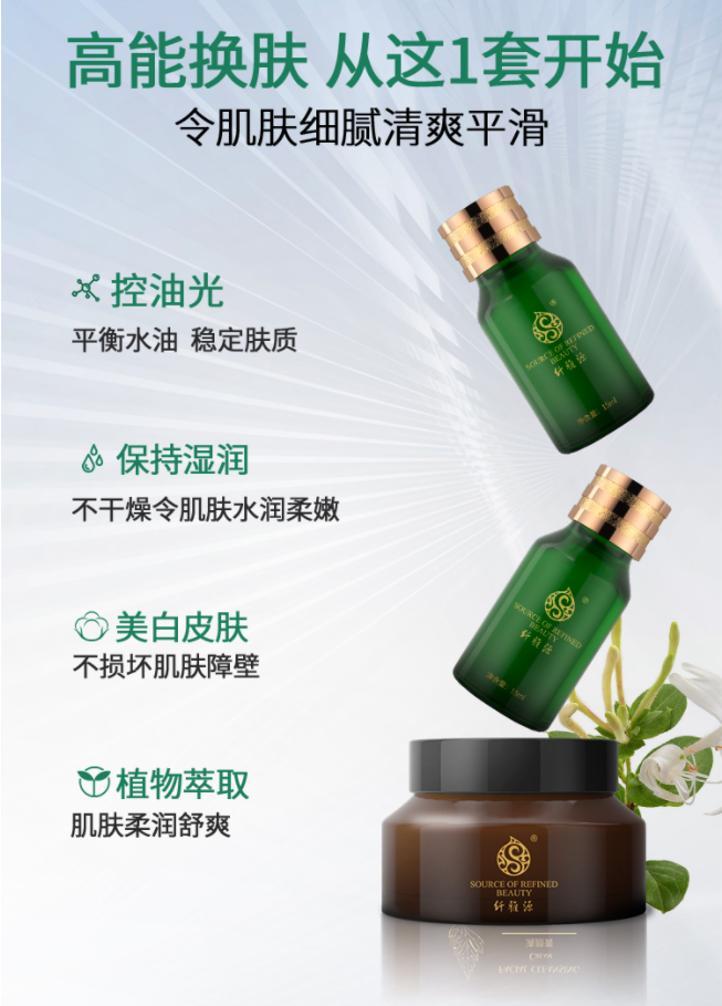 纖雅源復顏精華套（痘肌套）
